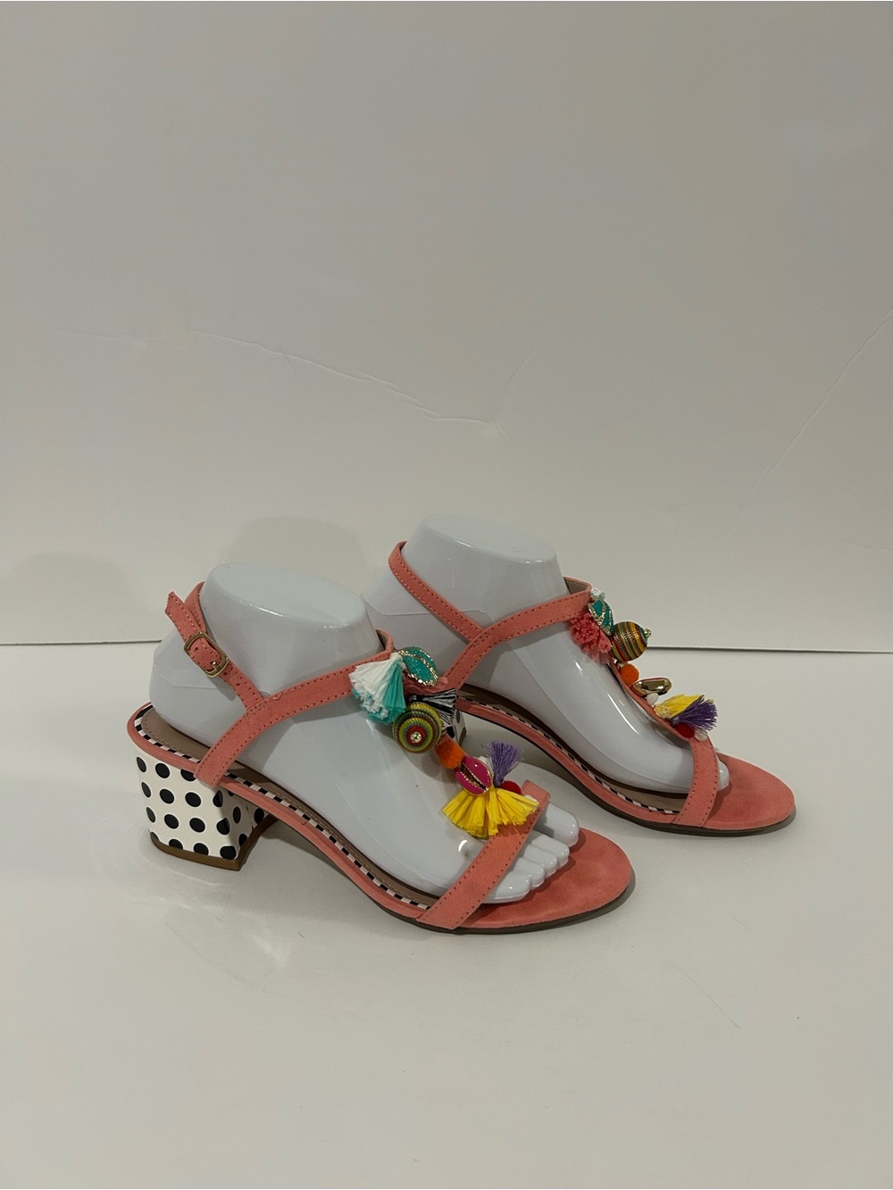 Betsey Johnson Dynah Coral Sandals – Size 7.5